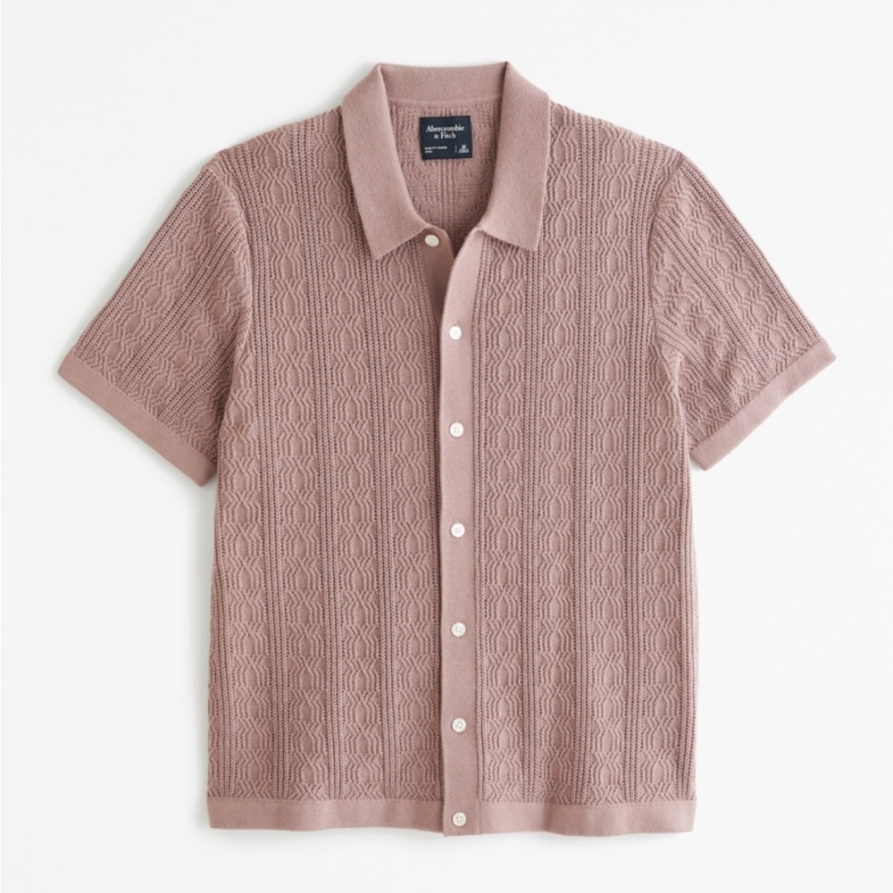Abercrombie & Fitch button through sweater polo